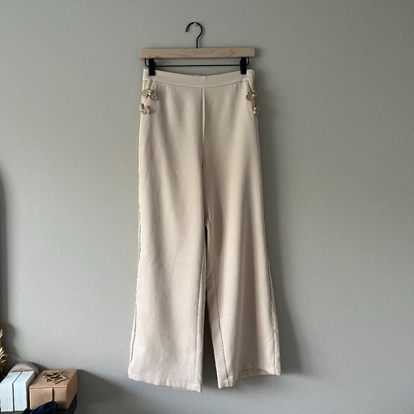 NWOT Pomelo Chinese New Year 2021 Beige Pants - Picture 1 of 3
